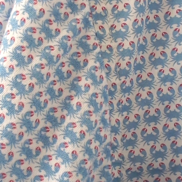 Society of Threads Crab Print Short Sleeve Cotton Knit Button Up Shirt XXL/XL - Picture 5 of 7